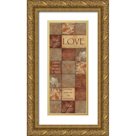 . Gold Ornate Wood Framed Art Print with Double Matting by Haynes, Smith