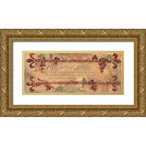 . Gold Ornate Wood Framed Art Print with Double Matting by Haynes, Smith