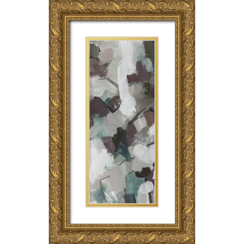 Cool Swatch F Gold Ornate Wood Framed Art Print with Double Matting by Haynes, Smith