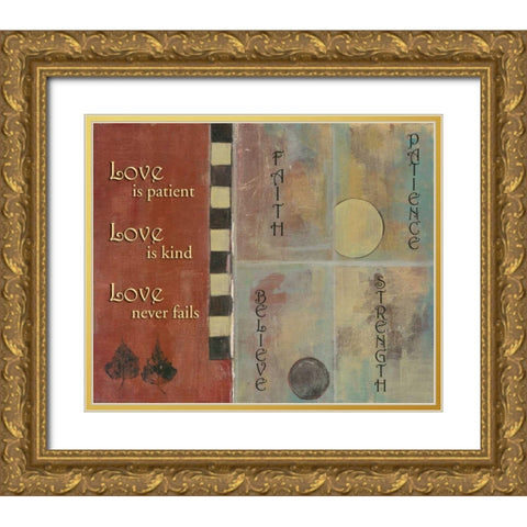 . Gold Ornate Wood Framed Art Print with Double Matting by Haynes, Smith