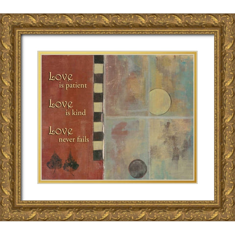 . Gold Ornate Wood Framed Art Print with Double Matting by Haynes, Smith