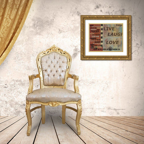 . Gold Ornate Wood Framed Art Print with Double Matting by Haynes, Smith