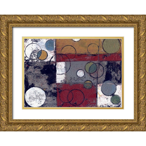 . Gold Ornate Wood Framed Art Print with Double Matting by Haynes, Smith