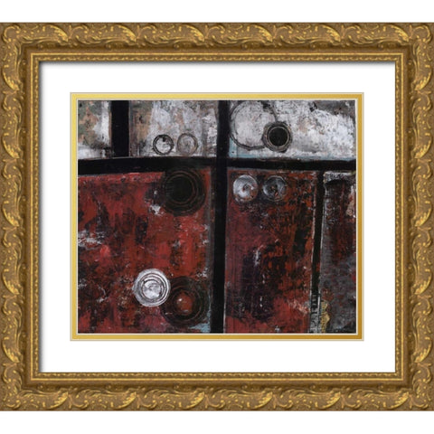 . Gold Ornate Wood Framed Art Print with Double Matting by Haynes, Smith