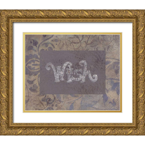. Gold Ornate Wood Framed Art Print with Double Matting by Haynes, Smith