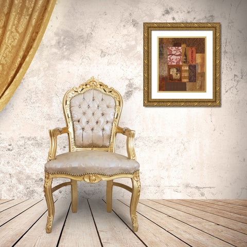 . Gold Ornate Wood Framed Art Print with Double Matting by Haynes, Smith
