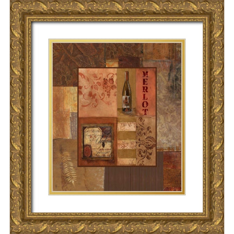 . Gold Ornate Wood Framed Art Print with Double Matting by Haynes, Smith