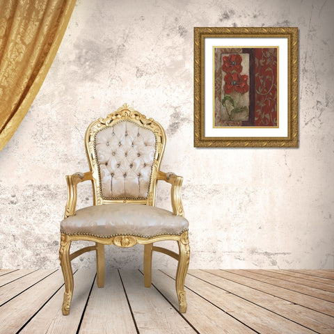 . Gold Ornate Wood Framed Art Print with Double Matting by Haynes, Smith