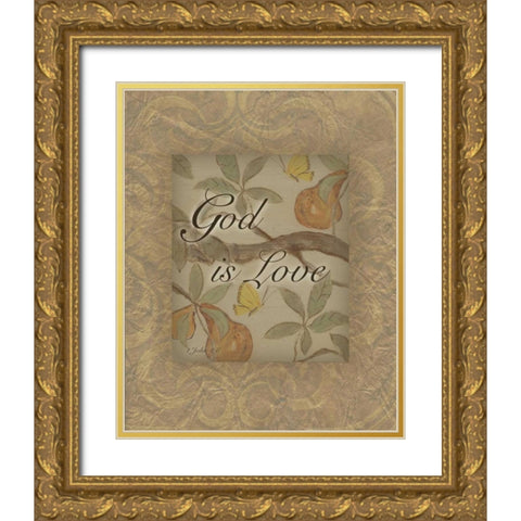 . Gold Ornate Wood Framed Art Print with Double Matting by Haynes, Smith