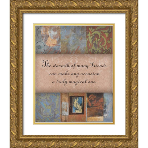 . Gold Ornate Wood Framed Art Print with Double Matting by Haynes, Smith