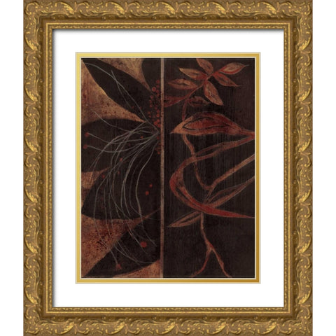 . Gold Ornate Wood Framed Art Print with Double Matting by Haynes, Smith