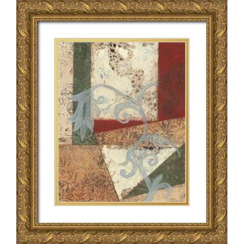. Gold Ornate Wood Framed Art Print with Double Matting by Haynes, Smith