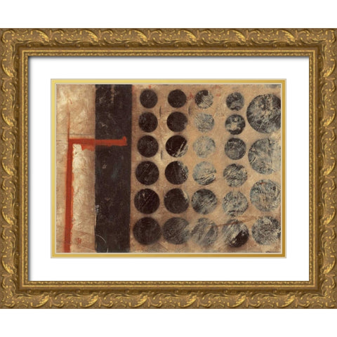 . Gold Ornate Wood Framed Art Print with Double Matting by Haynes, Smith