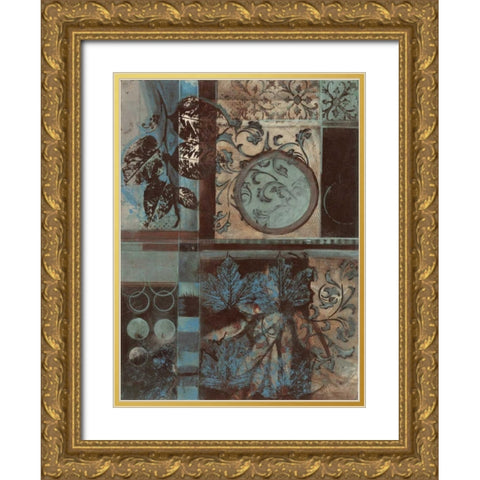 . Gold Ornate Wood Framed Art Print with Double Matting by Haynes, Smith