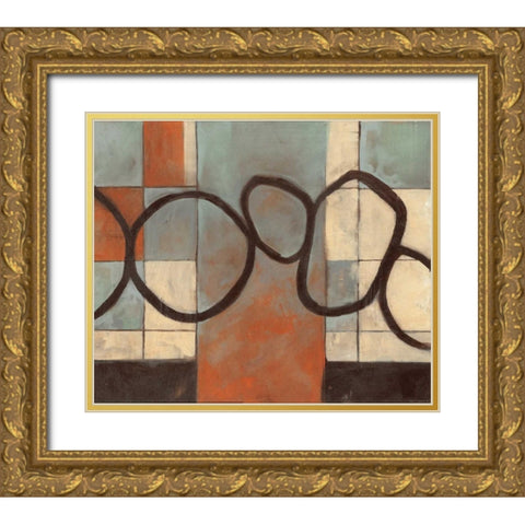 . Gold Ornate Wood Framed Art Print with Double Matting by Haynes, Smith