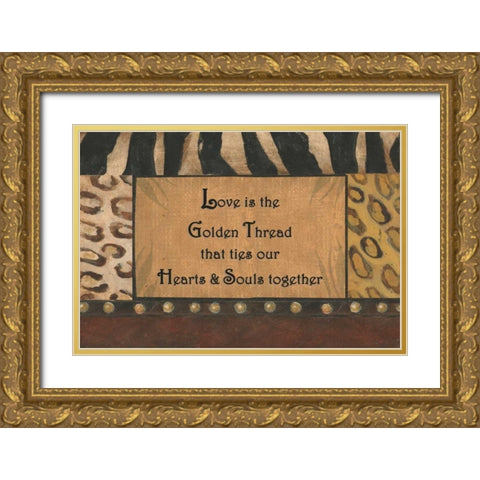 . Gold Ornate Wood Framed Art Print with Double Matting by Haynes, Smith