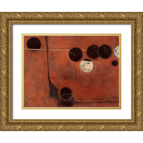 . Gold Ornate Wood Framed Art Print with Double Matting by Haynes, Smith