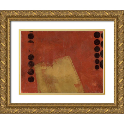 . Gold Ornate Wood Framed Art Print with Double Matting by Haynes, Smith