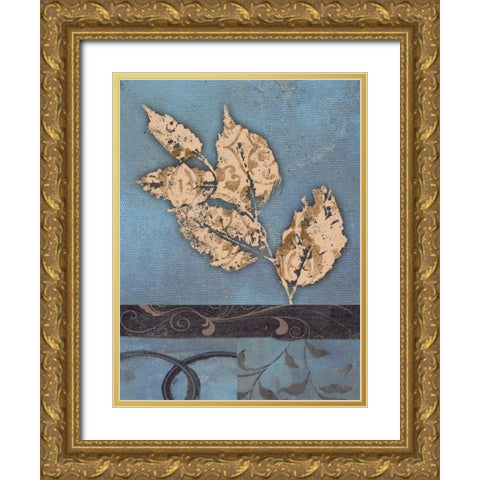 . Gold Ornate Wood Framed Art Print with Double Matting by Haynes, Smith