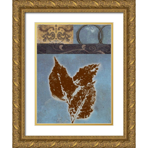 . Gold Ornate Wood Framed Art Print with Double Matting by Haynes, Smith