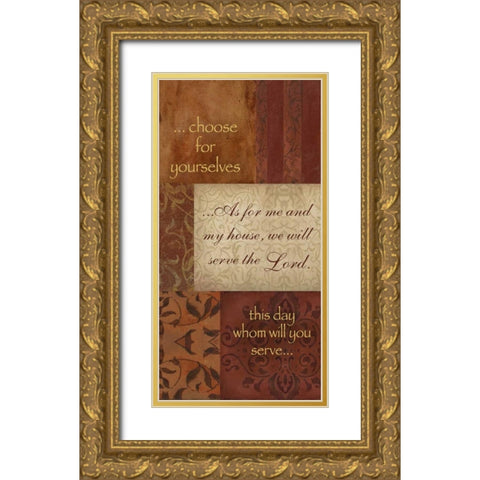 . Gold Ornate Wood Framed Art Print with Double Matting by Haynes, Smith