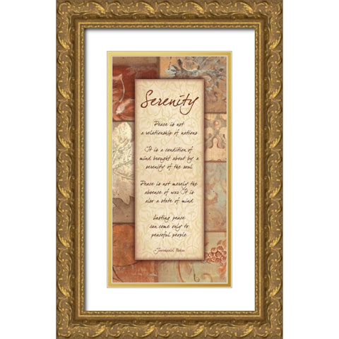 . Gold Ornate Wood Framed Art Print with Double Matting by Haynes, Smith