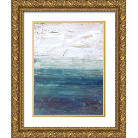 New Horizons Gold Ornate Wood Framed Art Print with Double Matting by Haynes, Smith