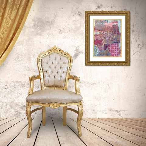 Bohemian Passion Gold Ornate Wood Framed Art Print with Double Matting by Haynes, Smith