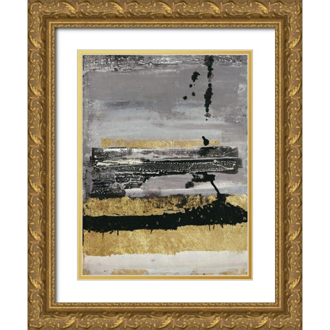 Shadowed Shelter Gold Ornate Wood Framed Art Print with Double Matting by Haynes, Smith