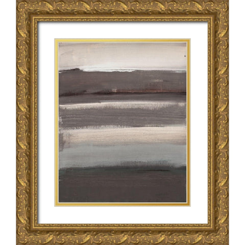 Cool Desert Gold Ornate Wood Framed Art Print with Double Matting by Haynes, Smith
