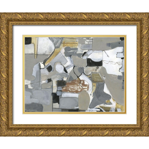 Impartial Thoughts 1 Gold Ornate Wood Framed Art Print with Double Matting by Haynes, Smith