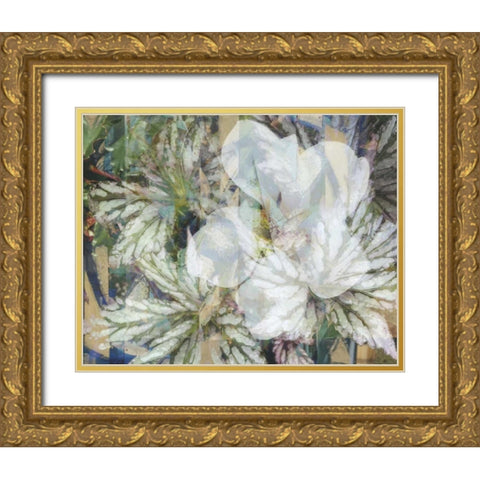 Distorted Jungle 1 Gold Ornate Wood Framed Art Print with Double Matting by Haynes, Smith