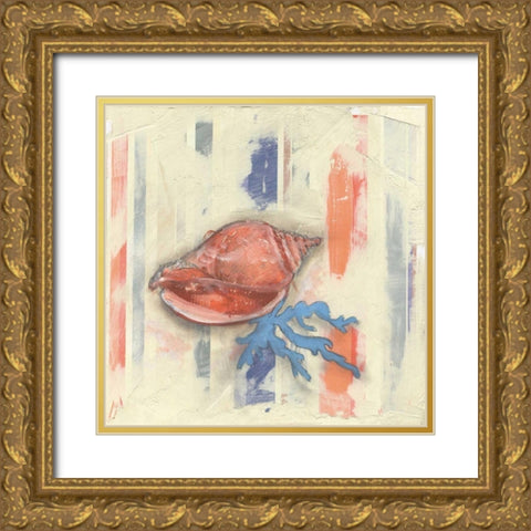 . Gold Ornate Wood Framed Art Print with Double Matting by Haynes, Smith