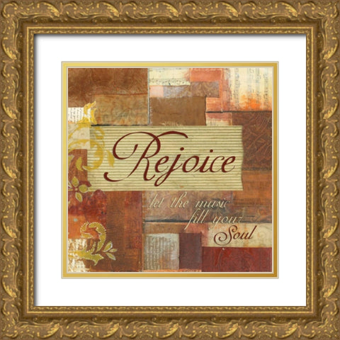 . Gold Ornate Wood Framed Art Print with Double Matting by Haynes, Smith