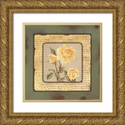 . Gold Ornate Wood Framed Art Print with Double Matting by Haynes, Smith