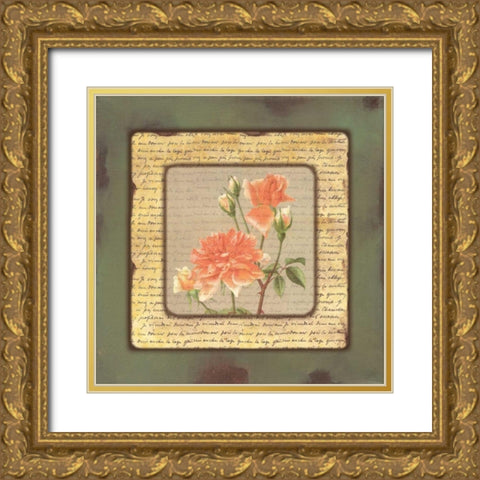 . Gold Ornate Wood Framed Art Print with Double Matting by Haynes, Smith