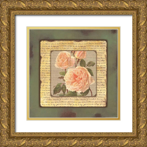 . Gold Ornate Wood Framed Art Print with Double Matting by Haynes, Smith