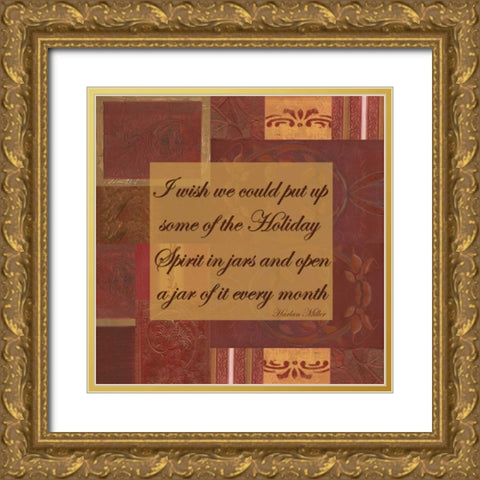 . Gold Ornate Wood Framed Art Print with Double Matting by Haynes, Smith