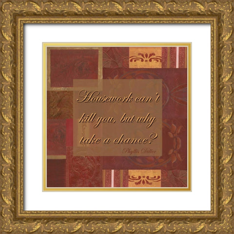 . Gold Ornate Wood Framed Art Print with Double Matting by Haynes, Smith