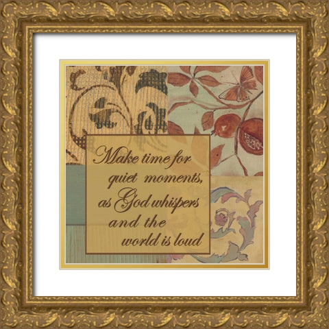 . Gold Ornate Wood Framed Art Print with Double Matting by Haynes, Smith