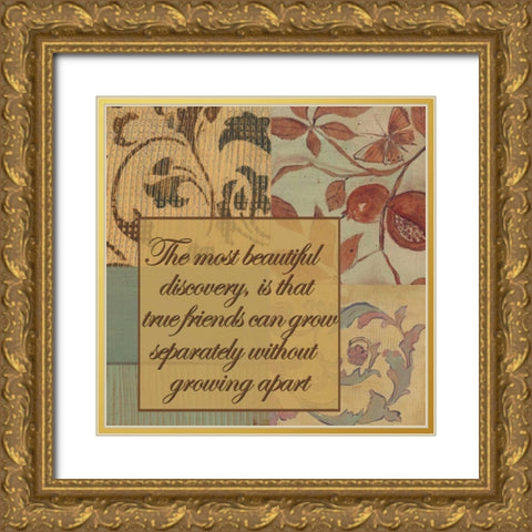 . Gold Ornate Wood Framed Art Print with Double Matting by Haynes, Smith