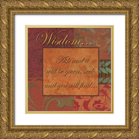 . Gold Ornate Wood Framed Art Print with Double Matting by Haynes, Smith