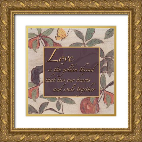 . Gold Ornate Wood Framed Art Print with Double Matting by Haynes, Smith