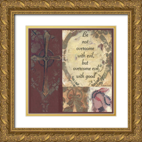 . Gold Ornate Wood Framed Art Print with Double Matting by Haynes, Smith