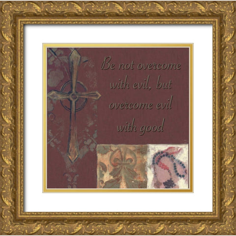 . Gold Ornate Wood Framed Art Print with Double Matting by Haynes, Smith