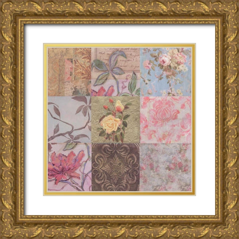 . Gold Ornate Wood Framed Art Print with Double Matting by Haynes, Smith