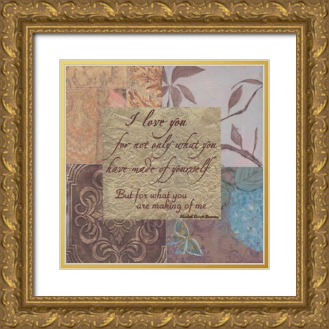 . Gold Ornate Wood Framed Art Print with Double Matting by Haynes, Smith