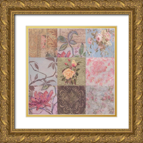 . Gold Ornate Wood Framed Art Print with Double Matting by Haynes, Smith