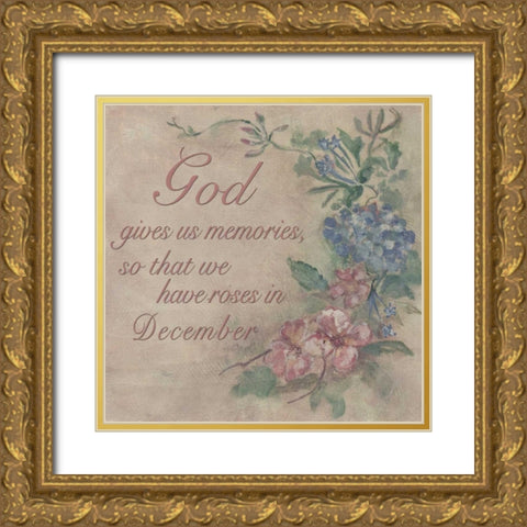 . Gold Ornate Wood Framed Art Print with Double Matting by Haynes, Smith