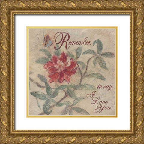 . Gold Ornate Wood Framed Art Print with Double Matting by Haynes, Smith